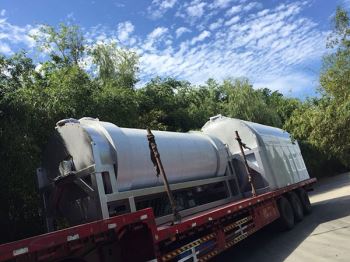 整装待发的全套炒籽机