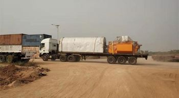 整套小榨花生油生产线落地非洲